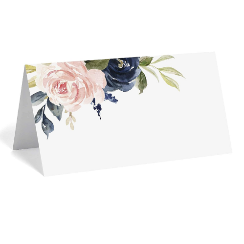 כרטיסי הושבה פרחוניים לחתונה 50 כרטיסי הושבה מהממים בעיצוב אביבי ורומנטי