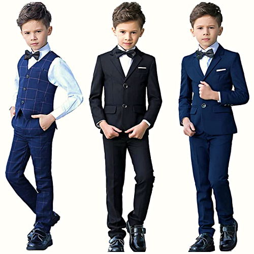Embankment Father Misery חליפות ילדים לחתונה - סט מושלם 5 חלקים במגוון צבעים פופולאריים