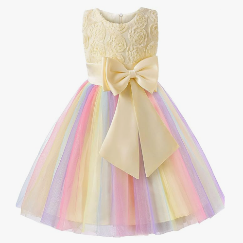 שמלות טוטו לילדות השמלה הזאת בכל צבעי הקשת בענן היא בגדר מאסט לגילאים 3-8 שנים