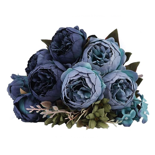 עיצובי פרחים לחתונה פרחי משי מובחרים עם צמחיה ירוקה אמיתית למראה במבחר צבעים דרמטיים ומהפנטים