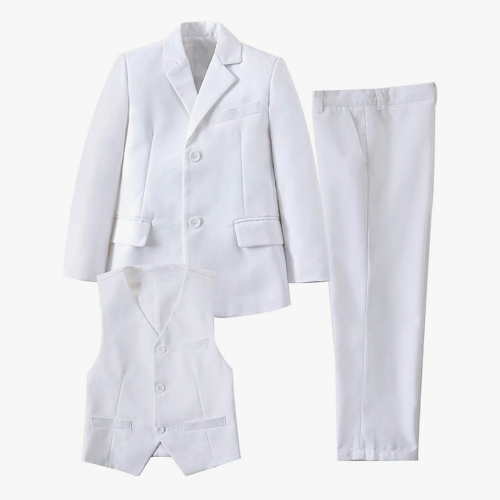 חליפות אלגנט לילדים סטים מחויטים ב-2 או 3 חלקים הכוללים וסט מכופתר, ז'קט ומכנס - סטייל הורס במבחר צבעים