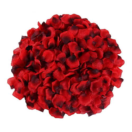 קישוט חופה חבילה ענקית של 3,200 עלי כותרת של ורדים עשויים משי אמיתיים למראה למגוון ענק של קישוטי חתונה מרהיבים - 14 צבעים לבחירה